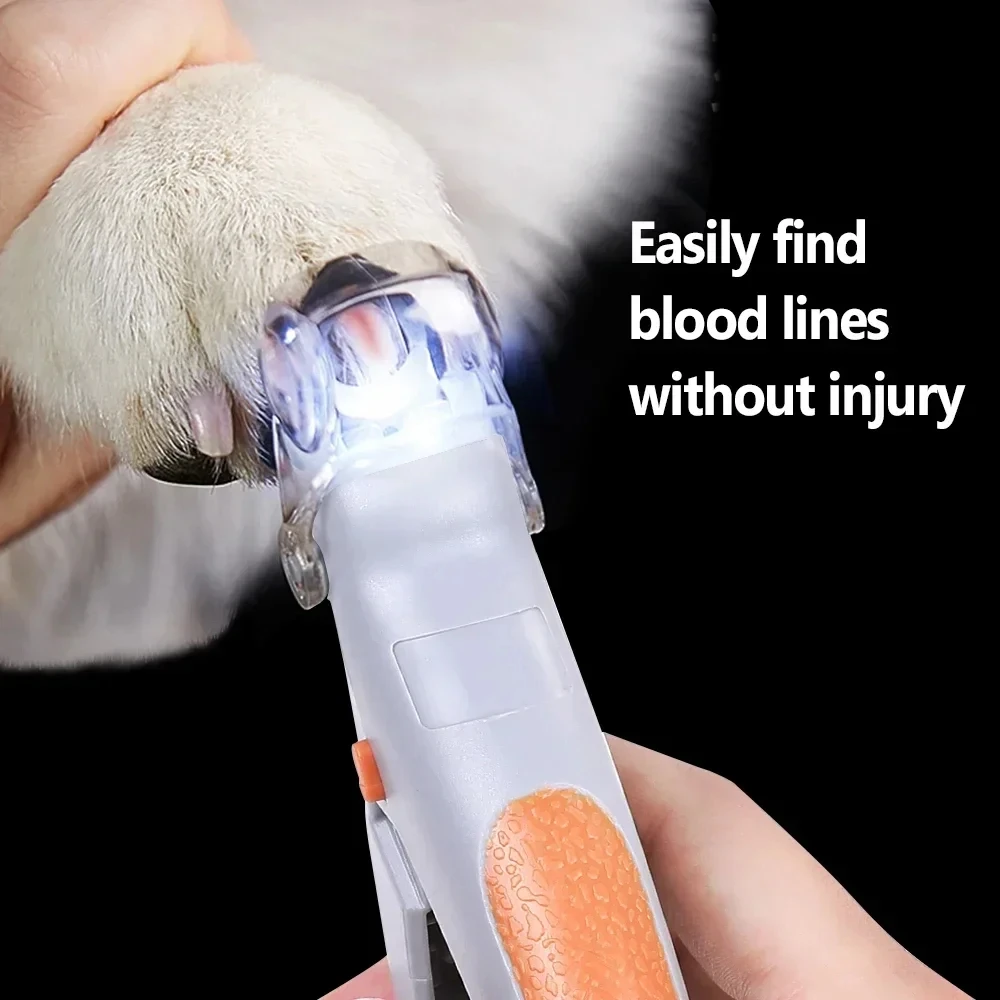 Forbici professionali per unghie di animali domestici con Luce LED