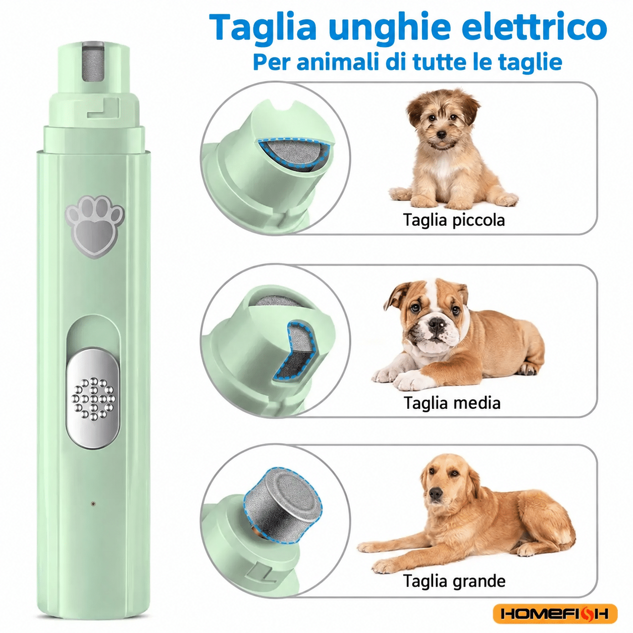 Tagliaunghie elettrico per animali - immagine 4
