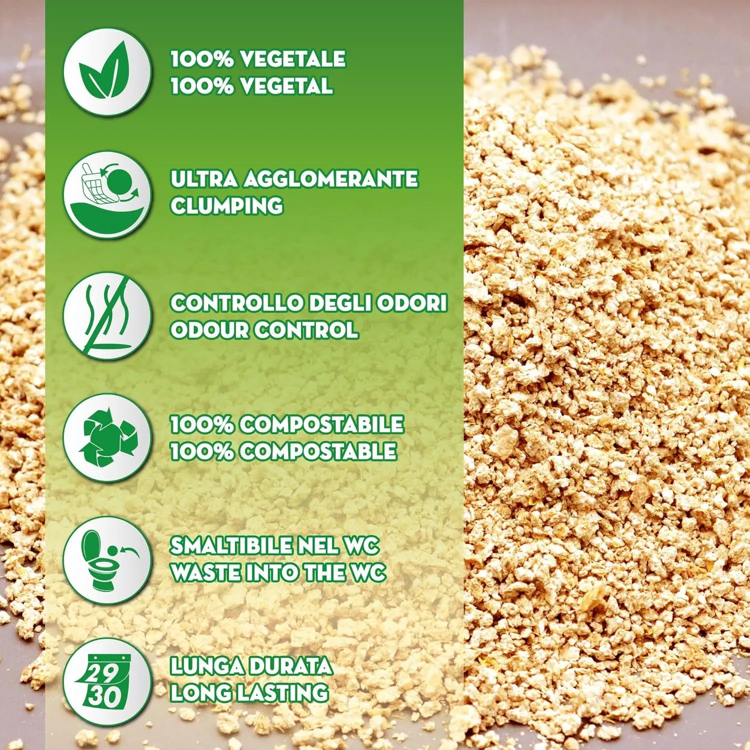 Lettiera ecologica agglomerante inodore - immagine 5
