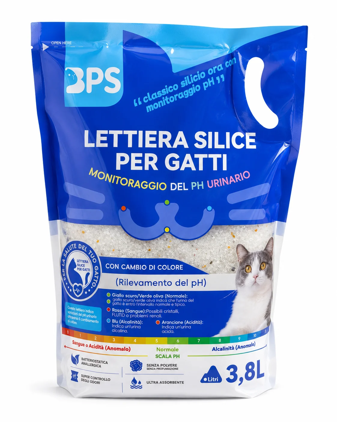 Lettiera gatto in silicio - immagine 3