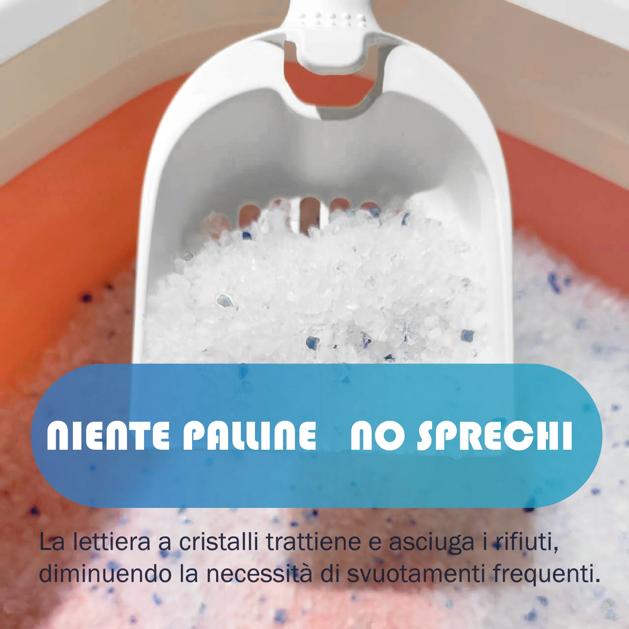 Lettiera gatto in silicio - immagine 2
