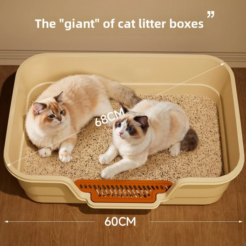 Lettiera per Gatti Extra Large, semi-chiusa