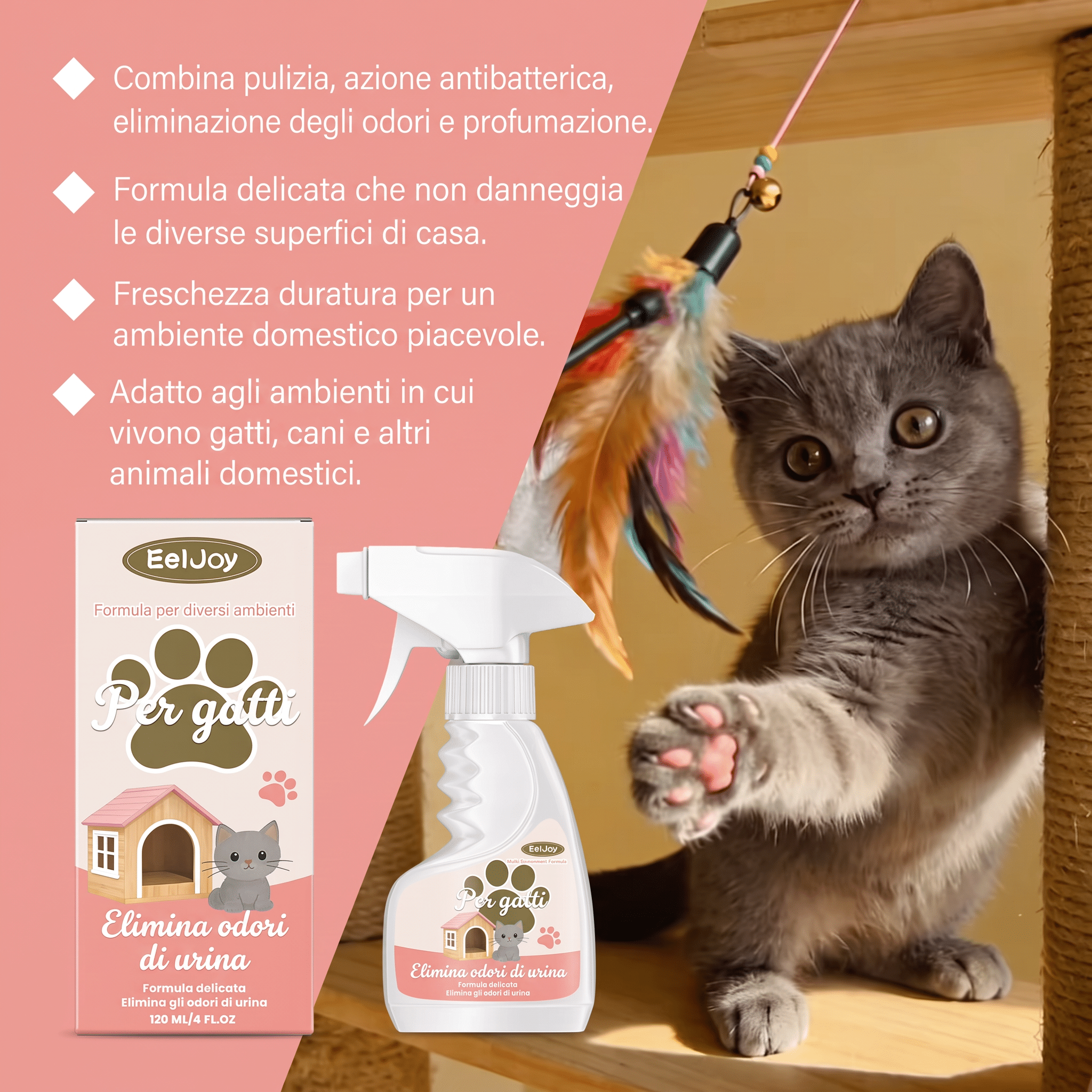 Spray elimina odori di urina di animali domestici - immagine 2