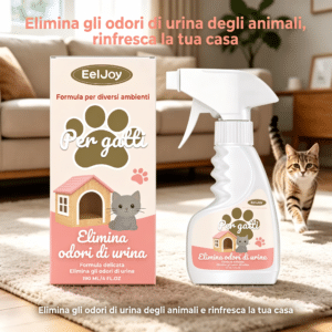 Spray elimina odori di urina di animali domestici